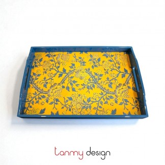 Khay sơn mài chữ nhật vẽ đề tài 25*35cm ( các mẫu )